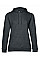 Heather Asphalt Women's #Hooded Sweat