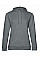 Heather Mid Grey Women's #Hooded Sweat