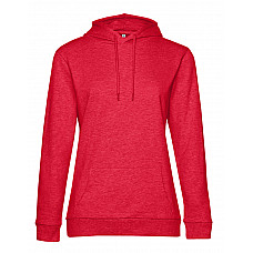 Heather Red Women's #Hooded Sweat