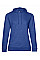 Heather Royal Blue Women's #Hooded Sweat