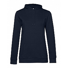 Navy Blue Women's #Hooded Sweat