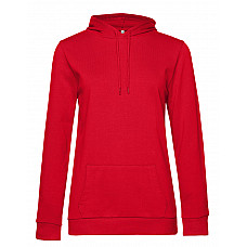 Red Women's #Hooded Sweat