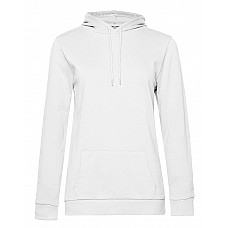 White Women's #Hooded Sweat