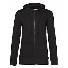 Black Pure Inspire Zipped Hood/ Women_°