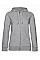 Heather Grey Inspire Zipped Hood/ Women_°