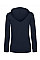 Navy Blue Inspire Zipped Hood/ Women_°