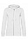 White Inspire Zipped Hood/ Women_°