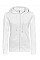 White Wonder Women Hooded Zip Sweat