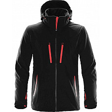 Black/Bright Red Men's Patrol Softshell