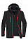 Black/Bright Red Men's Matrix System Jacket