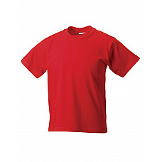 Bright Red Kids Authentic Classic T