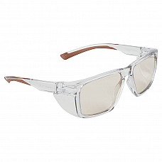 PS26 Brown Side Shields Safety Glasses