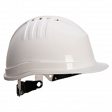 PS62 White Expertline Safety Helmet (Wheel Ratchet)