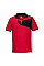 PW210 Red/Black PW2 Cotton Comfort Polo Shirt S/S