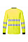 PW221 Yellow/Black PW2 Hi-Vis T-Shirt L/S