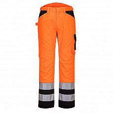 PW241 Orange/Black  PW2 Hi-Vis Service Trousers