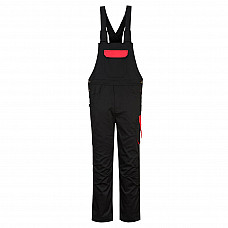 PW243 Black/Red PW2 Bib and Brace