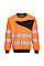 PW277 Orange/Black PW2 Hi-Vis Sweatshirt