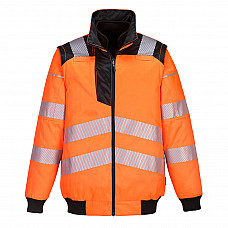 PW302 Orange/Black PW3 Hi-Vis 3-in-1 Pilot Jacket