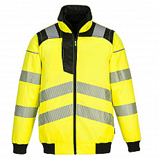 PW302 Yellow/Black PW3 Hi-Vis 3-in-1 Pilot Jacket