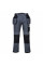 PW305 Zoom Grey/Black PW3 Stretch Holster Work Trousers