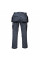 PW305 Zoom Grey/Black PW3 Stretch Holster Work Trousers