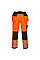 PW306 Orange/Black PW3 Hi-Vis Stretch Holster Pocket Trousers