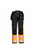 PW307 Orange/Black PW3 Hi-Vis Class 1 Holster Pocket Trousers