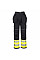 PW307 Yellow/Black PW3 Hi-Vis Class 1 Holster Pocket Trousers