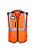 PW309 Orange/Black PW3 Hi-Vis Executive Vest