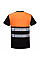 PW311 Black/Orange PW3 Hi-Vis Cotton Comfort Class 1 T-Shirt S/S