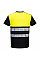 PW311 Black/Yellow PW3 Hi-Vis Cotton Comfort Class 1 T-Shirt S/S