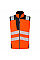 PW325 Orange/Black Hi-Vis Softshell Gilet (3L)