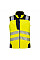 PW325 Yellow/Black Hi-Vis Softshell Gilet (3L)