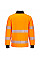 PW326 Orange/Black PW3 Hi-Vis 1/4 Zip Sweatshirt