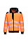 PW327 Orange/Black PW3 Hi-Vis Zip Hoodie