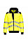 PW327 Yellow/Black PW3 Hi-Vis Zip Hoodie