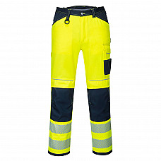 PW340 Yellow/Navy PW3 Hi-Vis Work Trousers