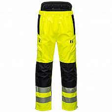 PW342 Yellow/Black PW3 Hi-Vis Extreme Rain Trousers