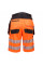 PW343 Orange/Black PW3 Hi-Vis Holster Pocket Shorts