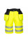 PW343 Yellow/Black PW3 Hi-Vis Holster Pocket Shorts