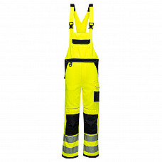 PW344 Yellow/Black PW3 Hi-Vis Bib and Brace