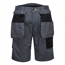 PW345 Zoom Grey/Black PW3 Holster Work Shorts