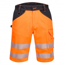 PW348 Orange/Black PW3 Hi-Vis Shorts