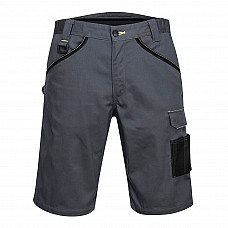 PW349 Zoom Grey/Black PW3 Work Shorts