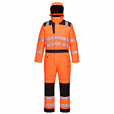 PW352 Orange/Black PW3 Hi-Vis Winter Coverall