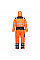 PW352 Orange/Black PW3 Hi-Vis Winter Coverall