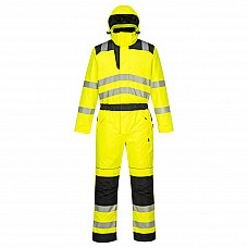 PW352 Yellow/Black PW3 Hi-Vis Winter Coverall