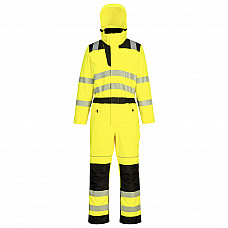 PW355 Yellow/Black PW3 Hi-Vis Rain Coverall