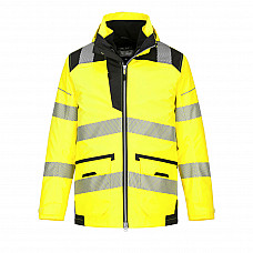 PW367 Yellow/Black PW3 Hi-Vis Breathable 5-in-1 Jacket